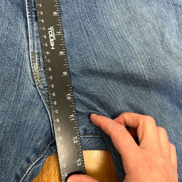 Polo Ralph Lauren Jeans Men's 38x32 Blue Stonewash Cotton Denim Straight Stretch - Picture 12 of 15